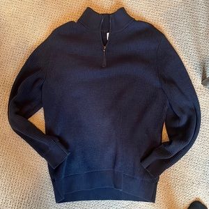 Mens Large Gap Quarter-Zip Navy
